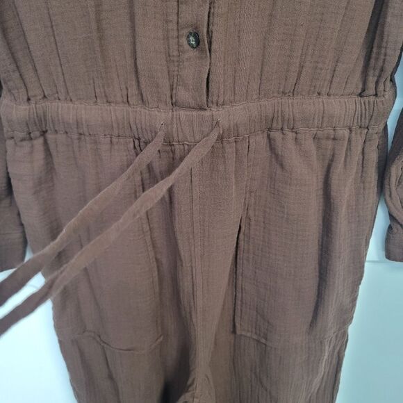 Madewell lightspun tapered leg jumpsuit size 8 - Picture 10 of 14